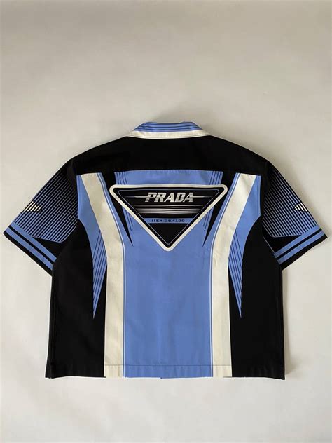 prada bowling shirt knit|prada bowling shirt logo.